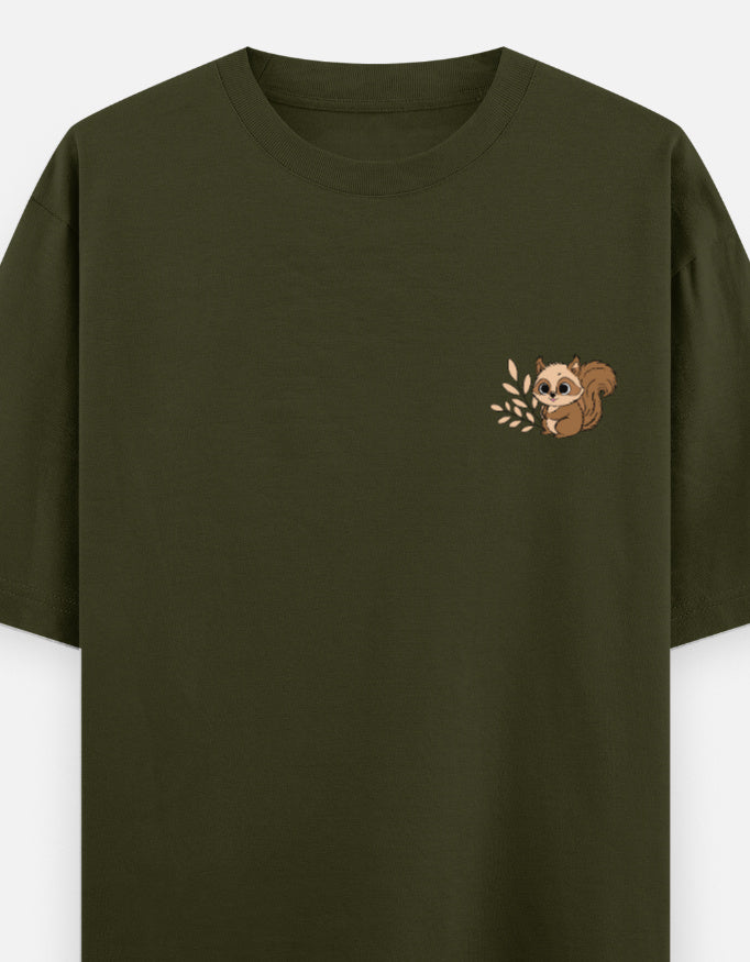 cotton T-shirt  mom and me matching graphic on the left chest by Vista Studio.